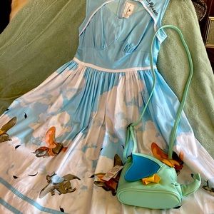 Disney Dumbo dress w matching purse